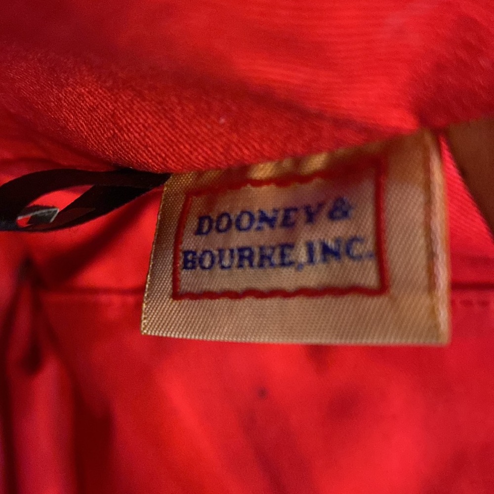 Dooney and Bourke, black patent satchel. - Picture 10 of 17